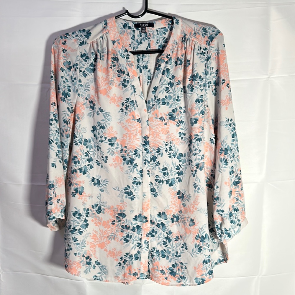NYDJ Pintuck Blouse.
